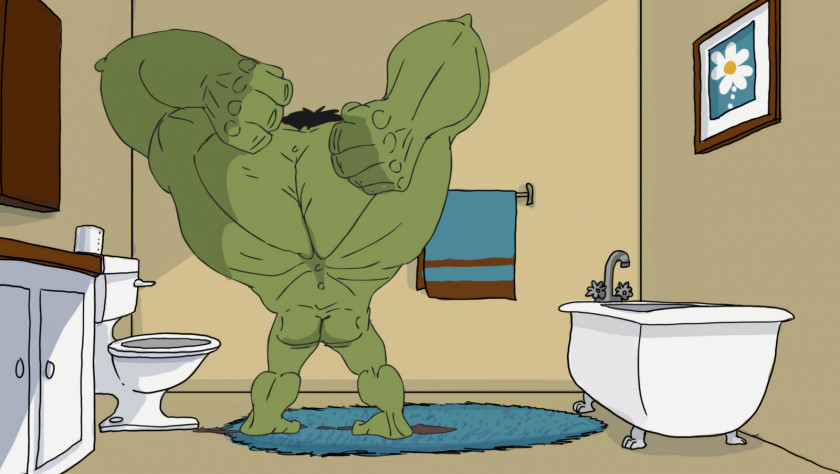 Toilet Paper Hulk Bathroom Film PNG