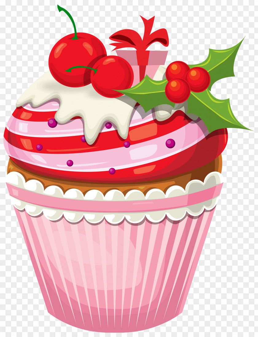 Watercolor Cake Cupcake Christmas Birthday Pudding Chocolate PNG