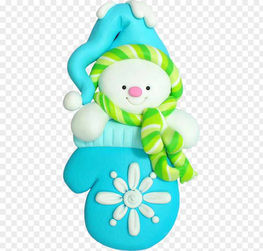 Cartoon Doll Christmas Cold Porcelain Snowman Polymer Clay Fimo PNG