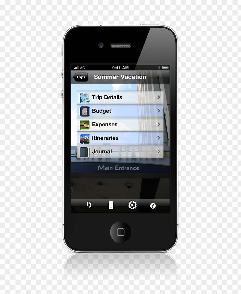 Creative Mobile Phone Feature Smartphone Travel Itinerary IPhone PNG