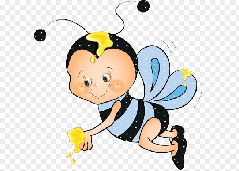 Cute Bee Honey Bumblebee Clip Art PNG