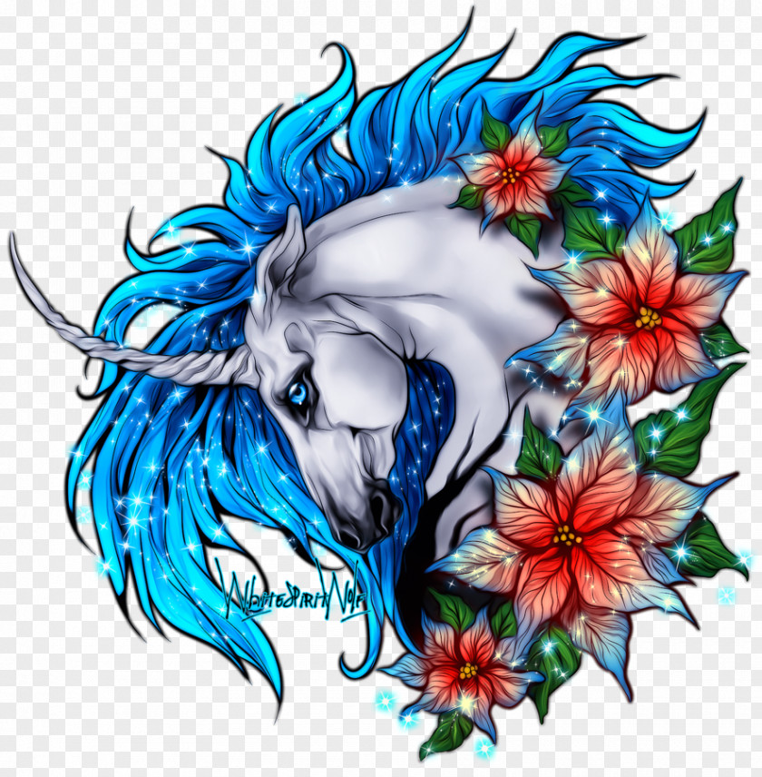 Hand-painted Unicorn Horse Art Legendary Creature Pegasus PNG