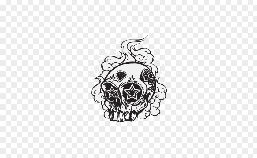 Hiphop Skull Calavera Graffiti Drawing PNG
