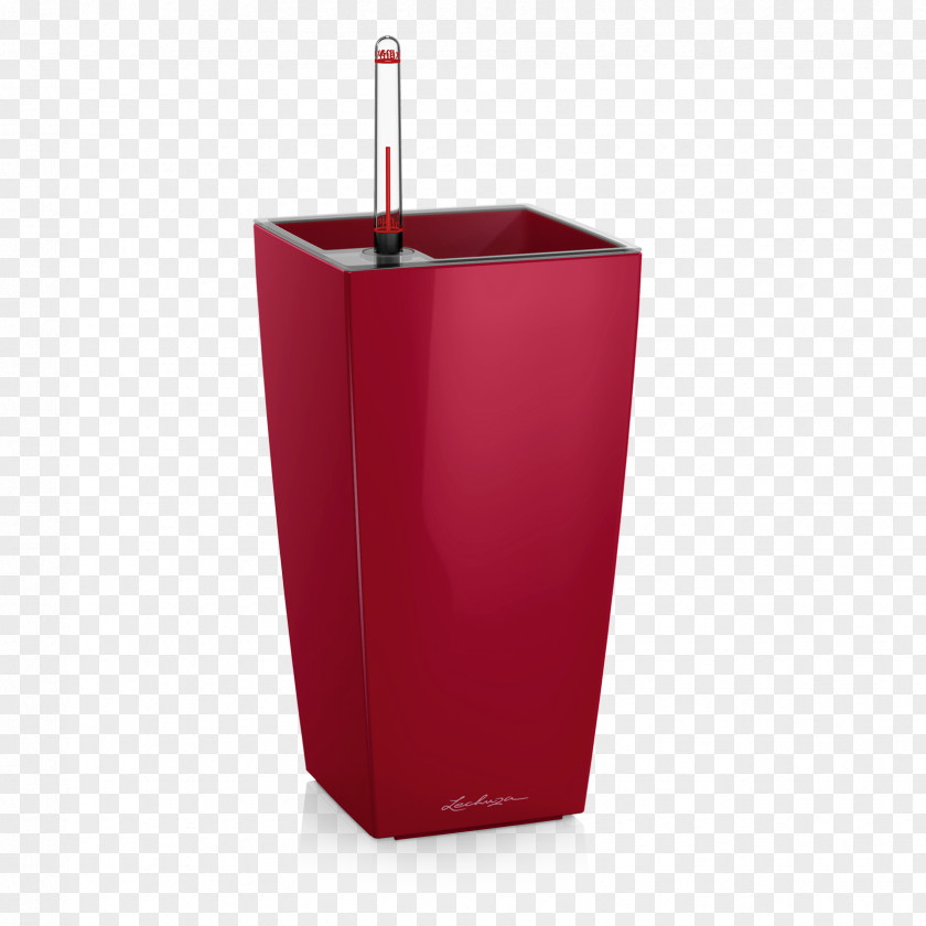 Lechuza Flowerpot Plastic Red Container Cube PNG