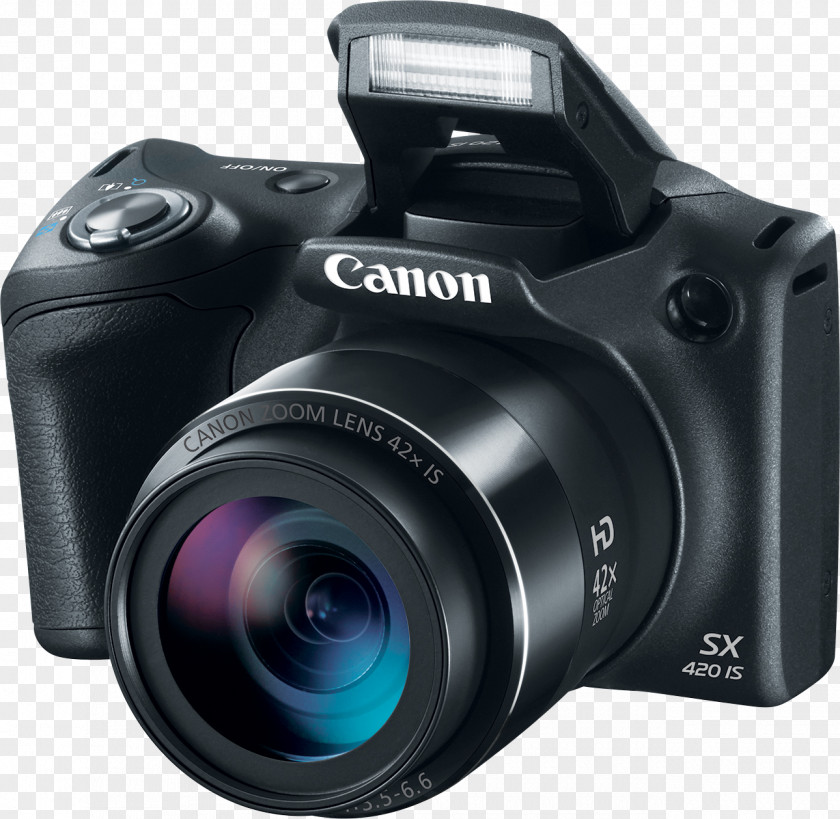 Photo Camera Canon Digital IXUS Point-and-shoot Zoom Lens PNG
