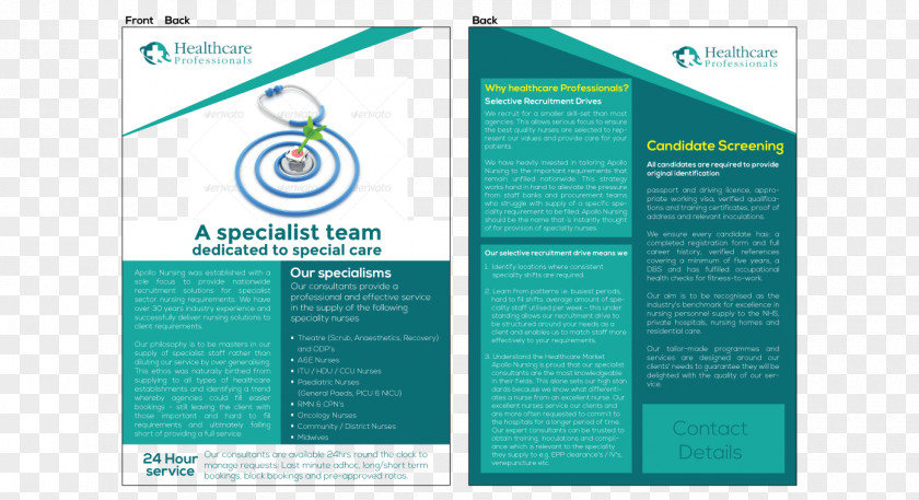 Professional Flyer Brochure Project PNG