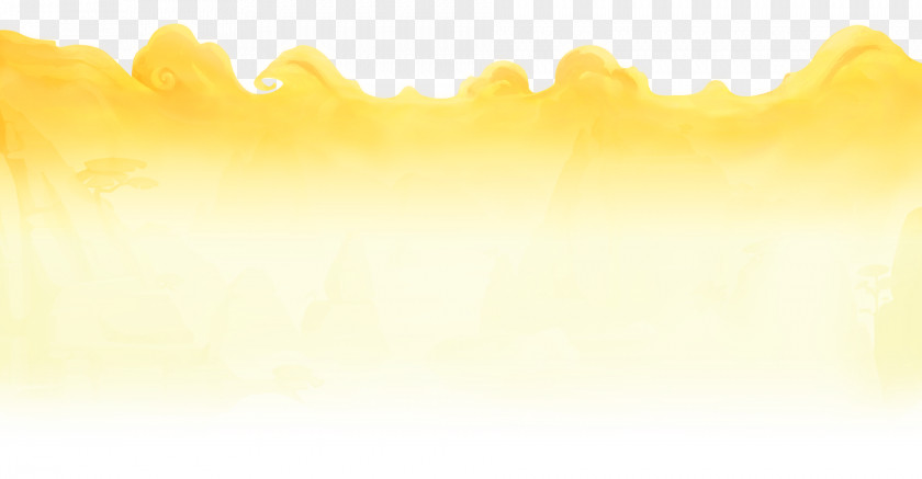 Yellow Sea Of Clouds Atmosphere PNG of clouds Atmosphere, atmosphere sea ​​clouds border texture clipart PNG
