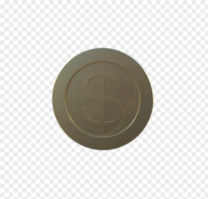 A Gold Coin Brand Circle Font PNG