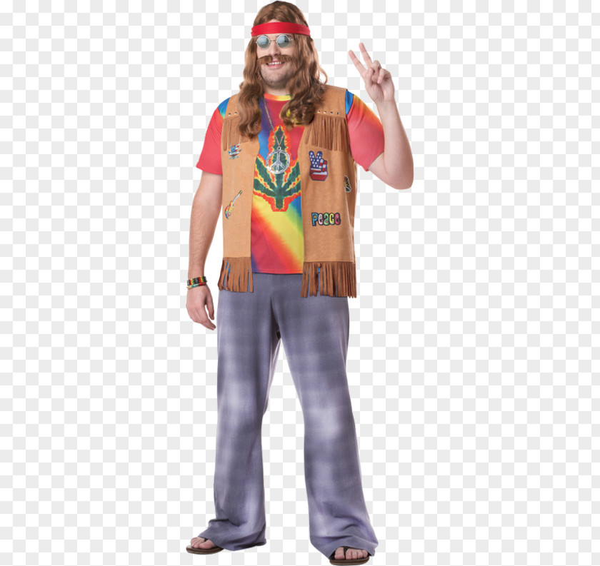 Hippie Outfits Halloween Costume 1960s T-shirt PNG