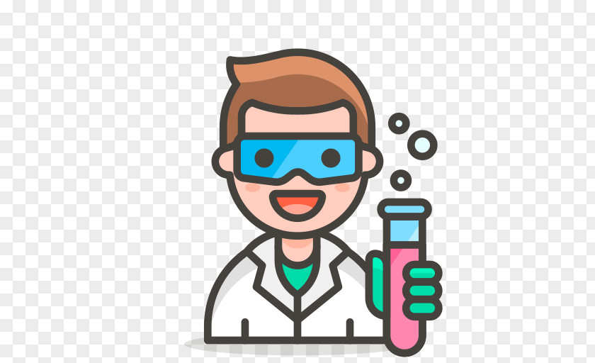 Man Emoji Scientist Science Clip Art PNG