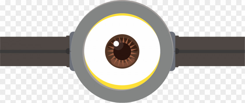 Olhos Minions Eye Paper PNG