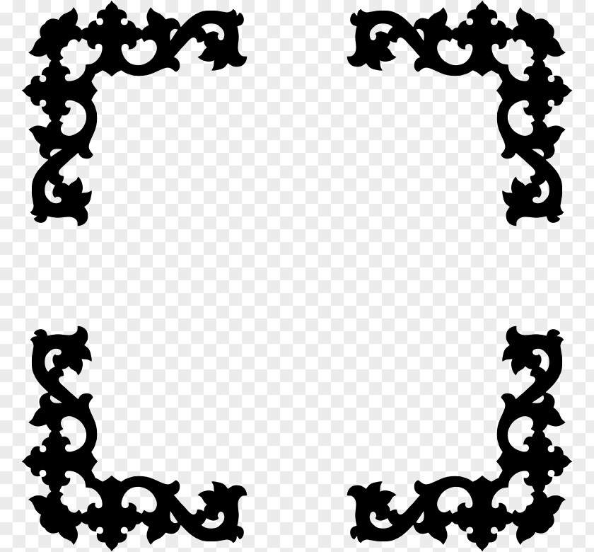 Silhouette Picture Frames Clip Art PNG