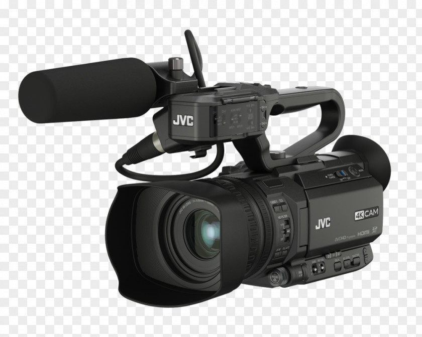 Camera Camcorder 4K Resolution JVC GY-HM200 Video Cameras Ultra-high-definition Television PNG