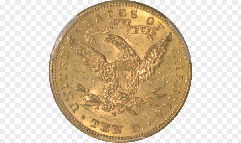 Coin Gold Half Eagle Mint PNG