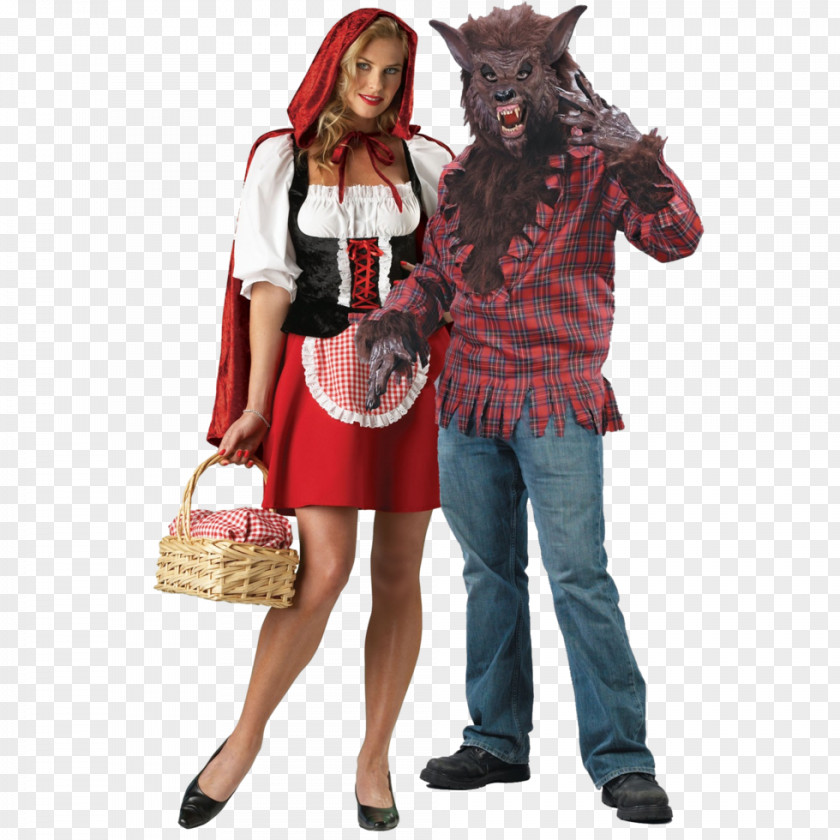 Halloween Little Red Riding Hood Costume Clothing Party PNG