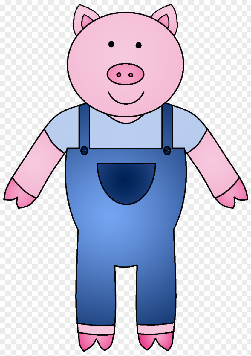 Pig The Three Little Pigs Domestic Clip Art PNG