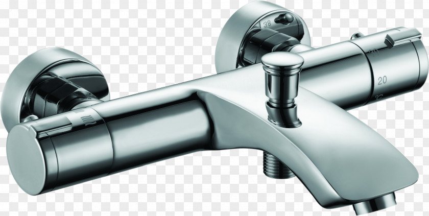 Bathtub Tap Thermostatic Mixing Valve Shower Sink PNG