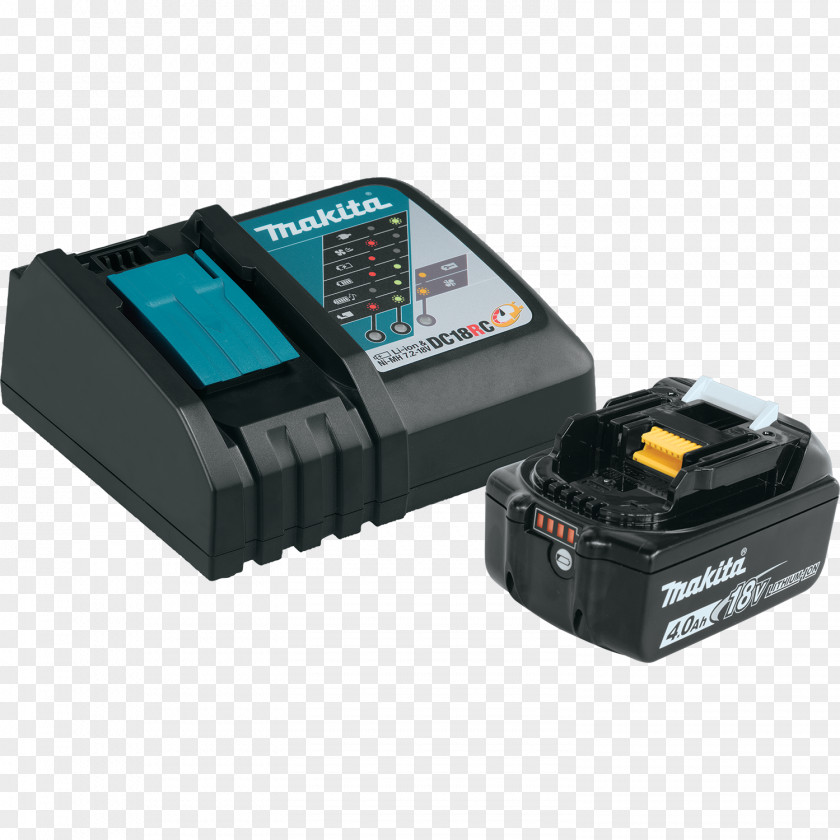 Battery Charger Makita Lithium-ion Electric Ampere Hour PNG