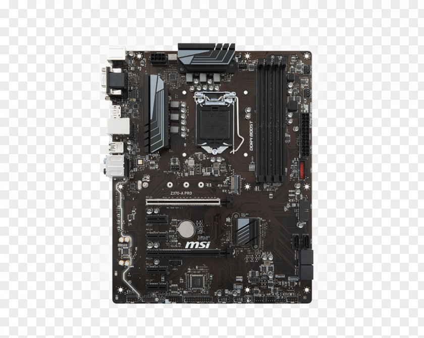Intel LGA 1151 MSI Z370-A PRO Motherboard CPU Socket PNG