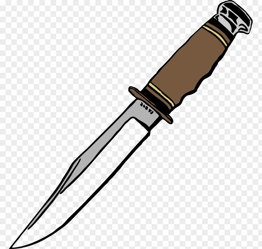 Knife Bowie Kitchen Knives Clip Art PNG
