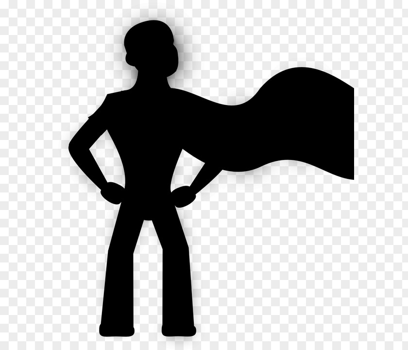 Superheroblackandwhite Superhero Clip Art PNG