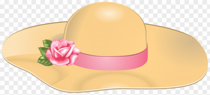 Female Hat With Rose Transparent Clip Art Image Design Product PNG
