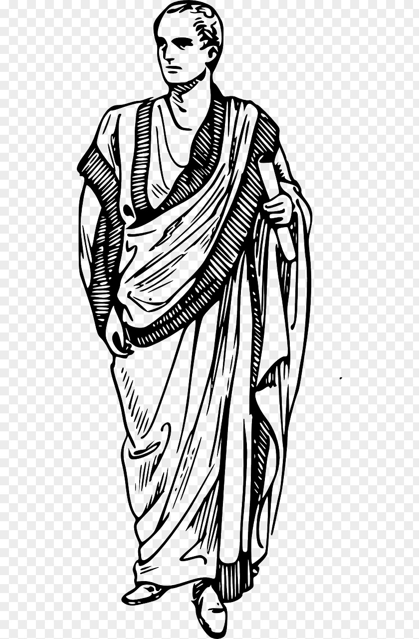 Greece Ancient Rome Robe Toga PNG