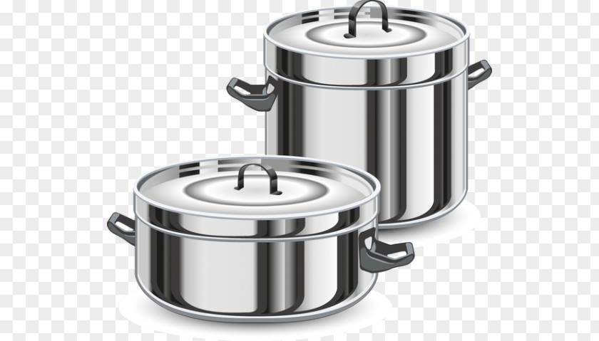 Kitchen Cookware Stock Pots Clip Art PNG