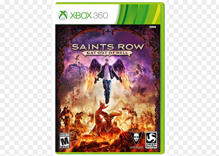 Saints Row Gat Out Of Hell Row: IV The Third Xbox 360 PNG