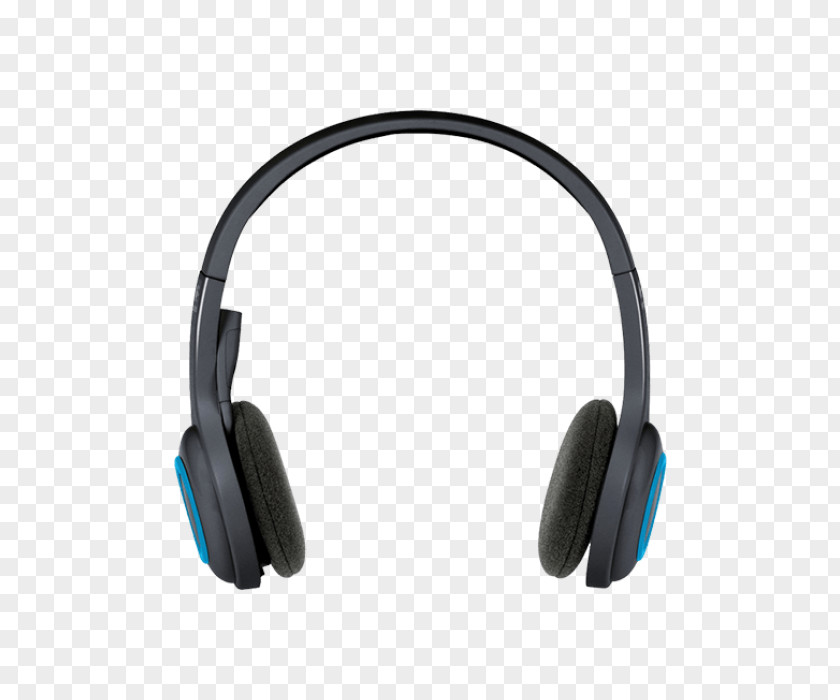 Black Headphones Xbox 360 Wireless Headset Microphone Logitech H600 PNG
