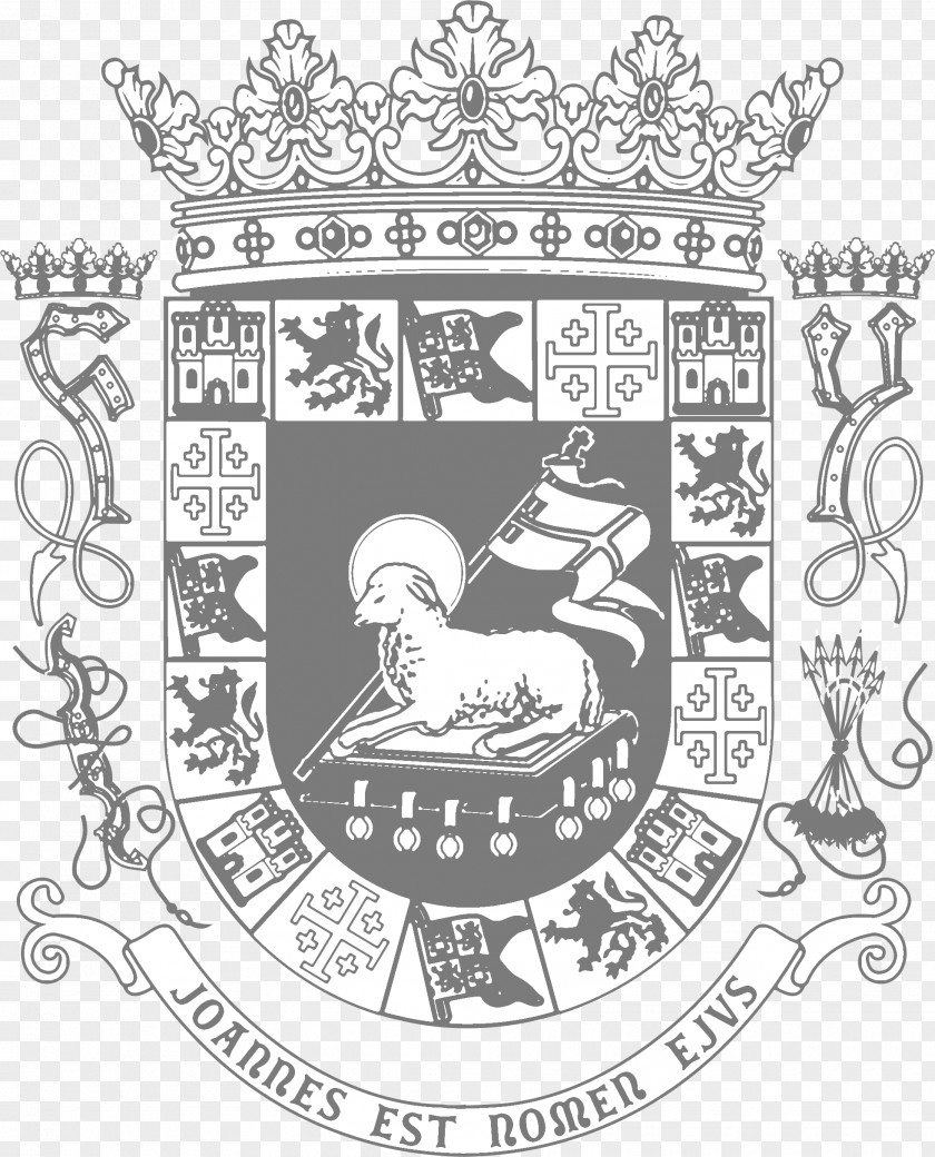 Coat Of Arms Clip Art Clker Puerto Rico Drawing Illustration PNG