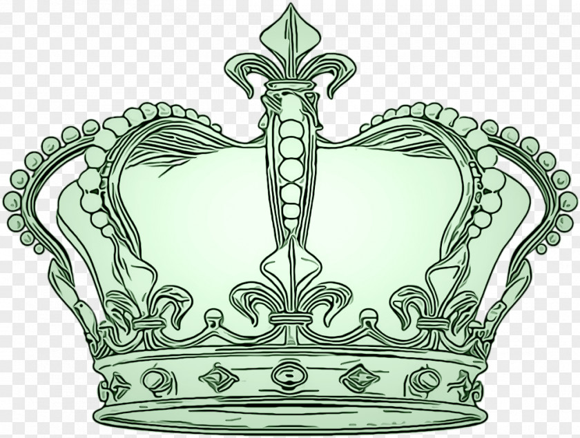 Fashion Accessory Green Crown PNG