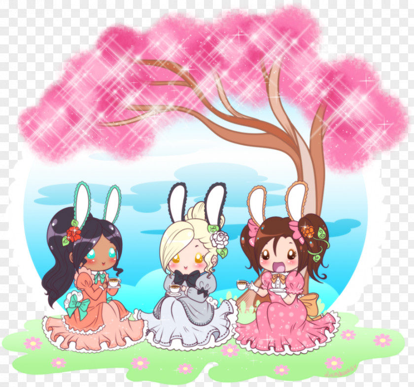 Party Easter Bunny Tea Anniversary PNG