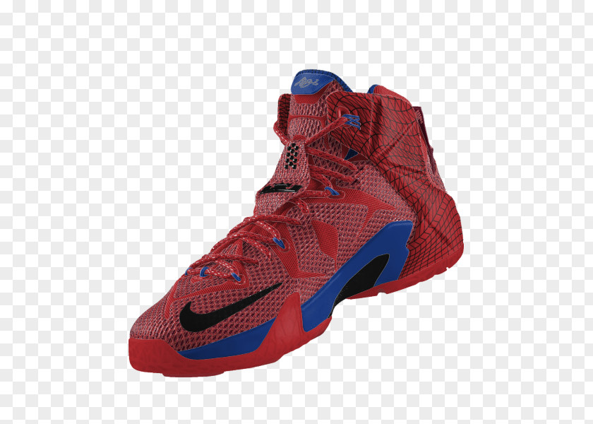 Sole Collector Spider-Man Nike Basketball Shoe Sneakers PNG