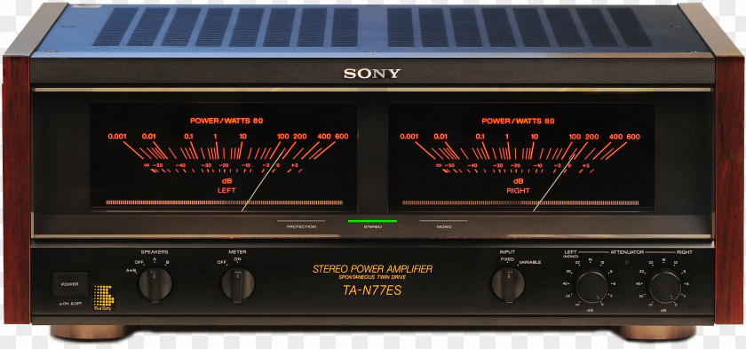 Vu Meter Audio Power Amplifier High Fidelity Sony PNG