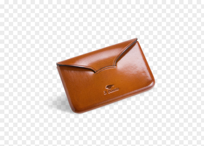 Wallet Coin Purse Brown Caramel Color Leather PNG