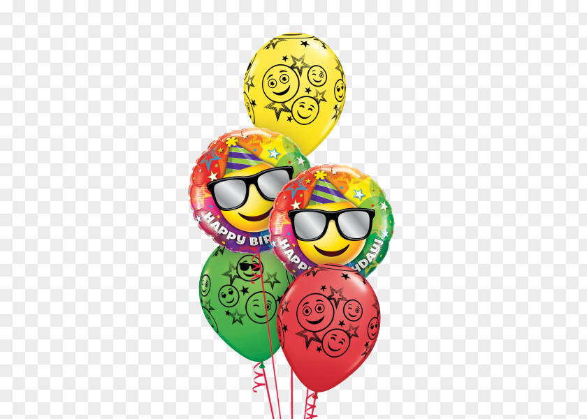 Balloon Birthday Gift Flower Bouquet Party PNG