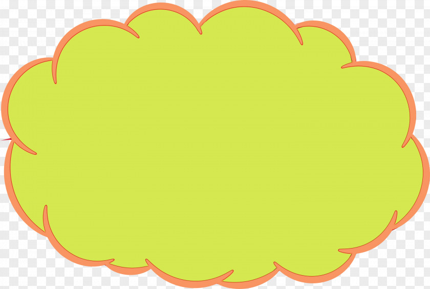 Green Yellow Leaf Heart Sticker PNG