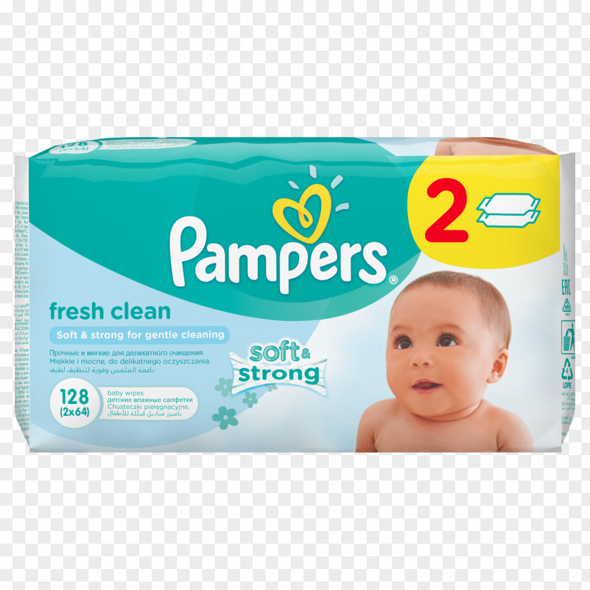 Pampers Diaper Wet Wipe Infant Cleaning PNG