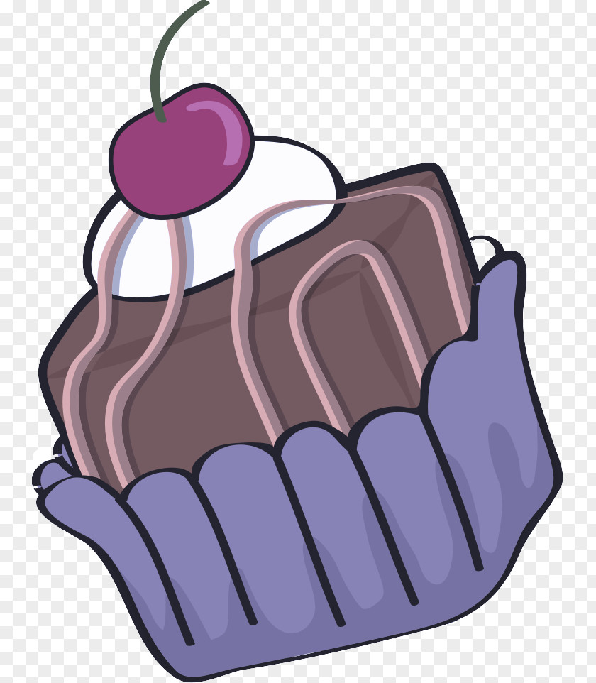Purple Violet Cartoon Hand Food PNG