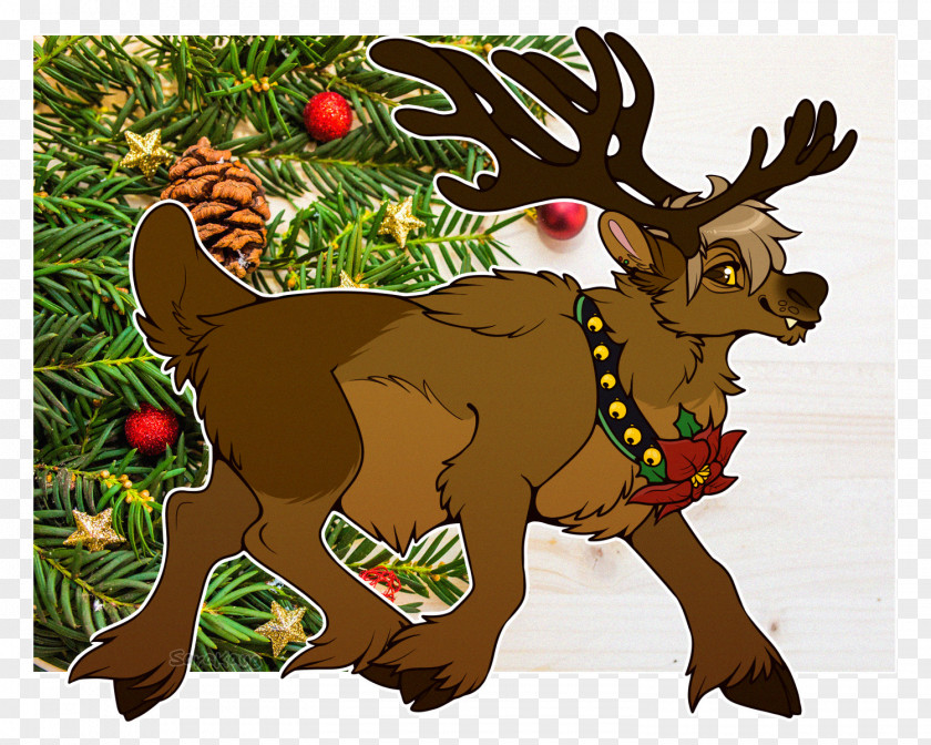 Raindeer Reindeer YouTube Antler Christmas Ornament PNG