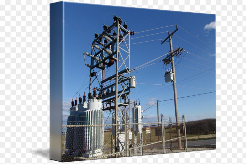 Substation Transformer Recloser Electrical Electric Power Distribution Energy PNG