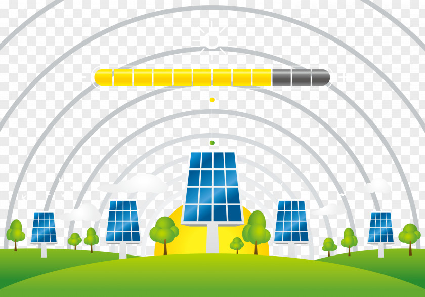 Blue Solar Energy Panels And Yellow Sun United Arab Emirates Panel Renewable PNG