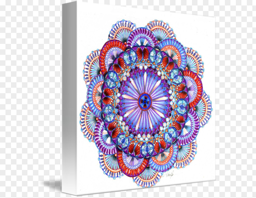 Circle Mandala Fractal Art Spiral Kaleidoscope PNG