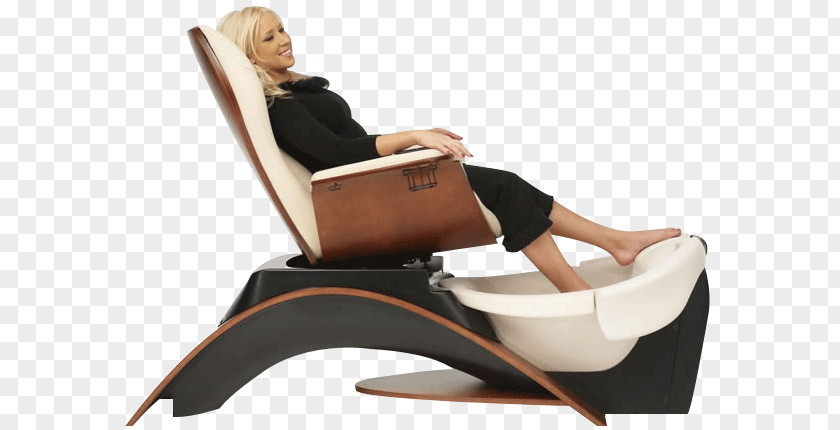 Foot Massage Chair Pedicure Day Spa Beauty Parlour PNG