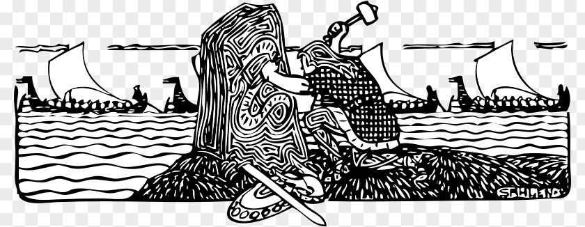 Historic Viking Weapons Vector Graphics Clip Art Vikings Age PNG