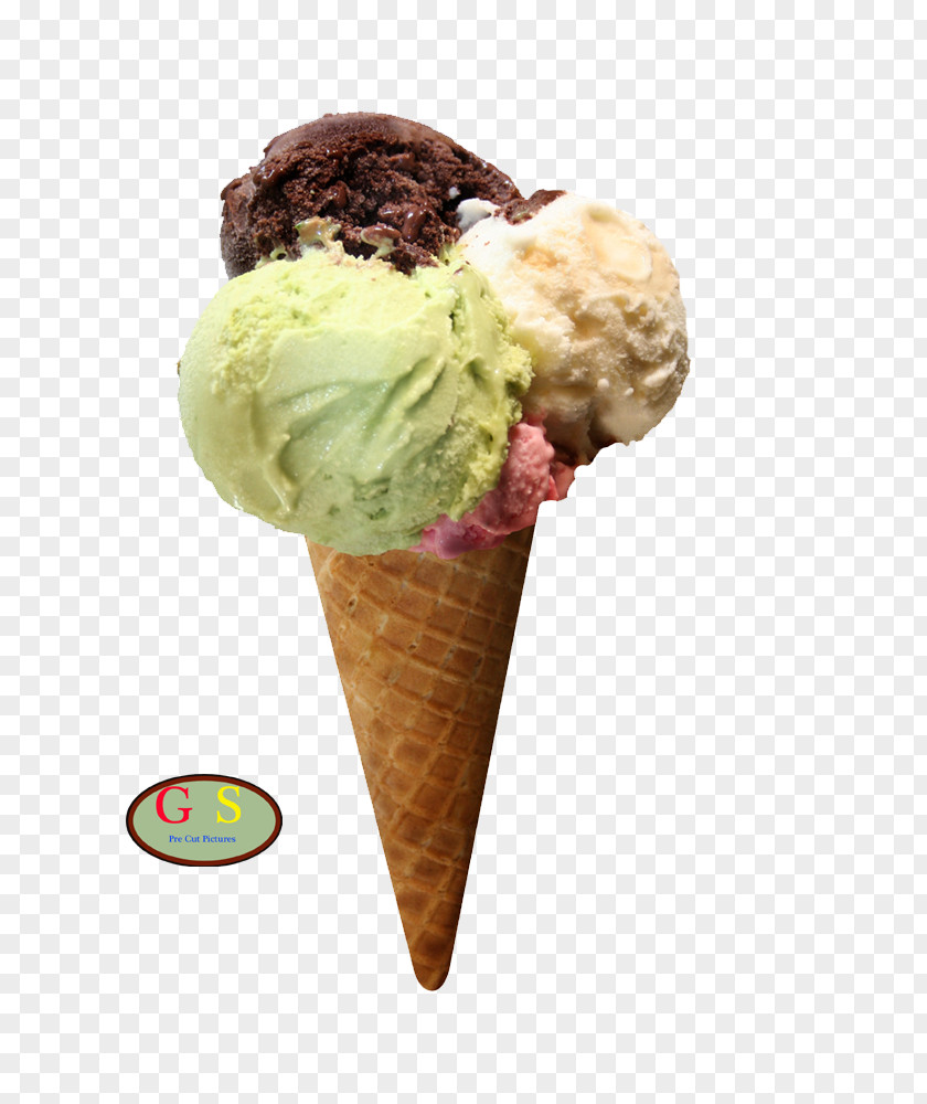 Ice Cream Cones Fruit Salad Food PNG