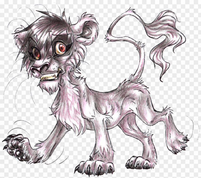 Lion Dog Cat Art Sketch PNG