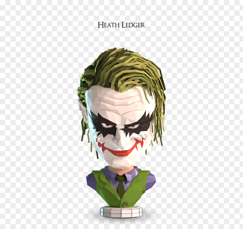 Low Poly Mask Piece Joker Batman Artist PNG