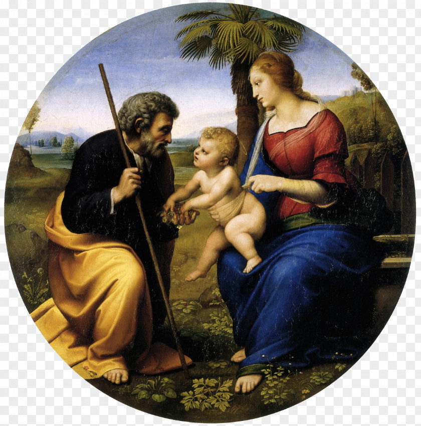 Mary Scottish National Gallery Madonna With Beardless St. Joseph Canigiani Holy Family The Of Francis I Alba PNG